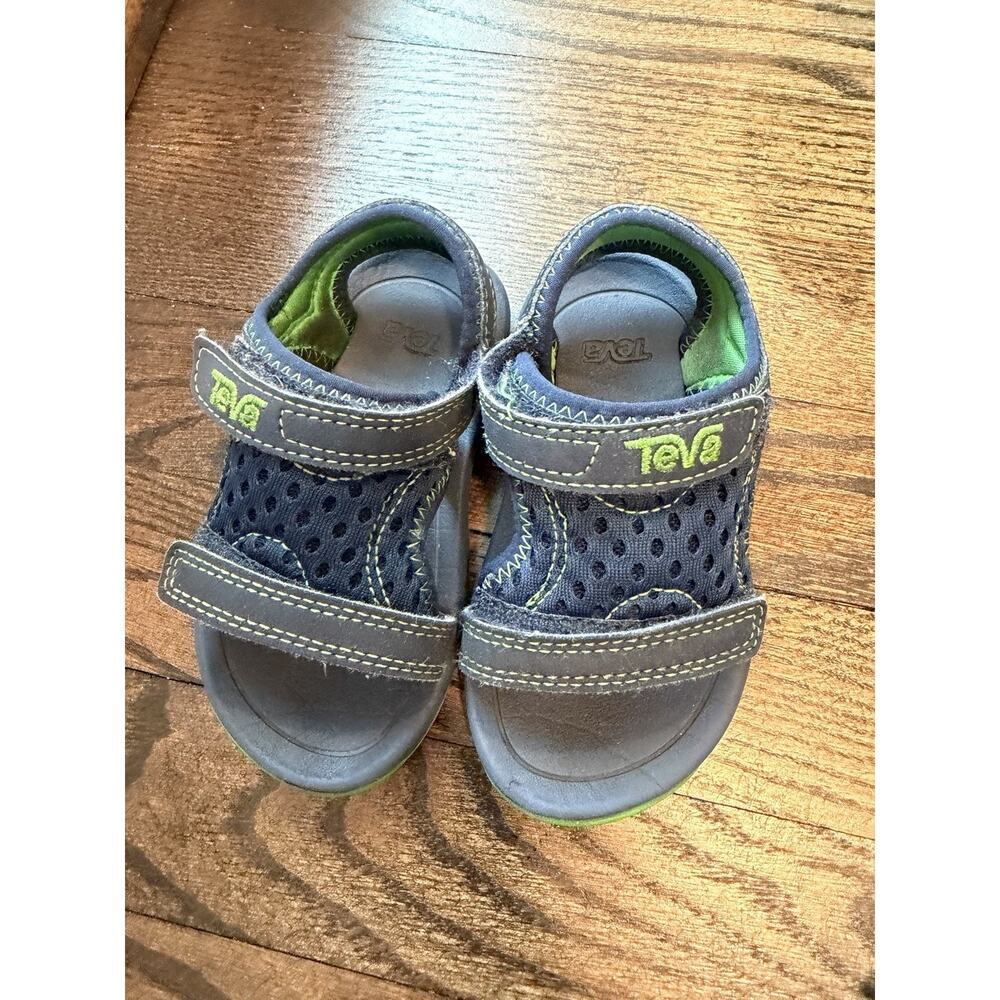 Teva Toddler Psyclone XLT Sandals - Navy Green Little Kid Sz 6c